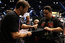 Stephan Bonnar signs autographs for fans