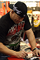 Tito Ortiz signs an autograph