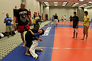 UFC fighter Tito Ortiz and teaches a seminar at the UFC Fan Expo