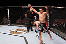 Ramsey Nijem after he submits Dan Downes