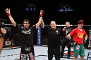 Ramsey Nijem celebrates his win over Dan Downes