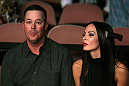 (L-R) Former MLB pitcher Greg Maddux and television personality Kenda Perez
