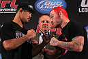 Mark Munoz faces off with Chris Leben