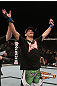 Anthony Perosh celebrates his win