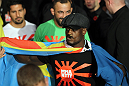Papy Abedi enters the arena