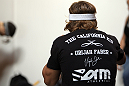 SAN JOSE, CA - NOVEMBER 16:  Urijah Faber works out for the fans and media during the UFC 139 open workouts at the Heroes Martial Arts Gym on November 16, 2011 in San Jose, California.  (Photo by Josh Hedges/Zuffa LLC/Zuffa LLC via Getty Images)