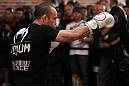 SAN JOSE, CA - NOVEMBER 16:  Wanderlei Silva works out for the fans and media during the UFC 139 open workouts at the Heroes Martial Arts Gym on November 16, 2011 in San Jose, California.  (Photo by Josh Hedges/Zuffa LLC/Zuffa LLC via Getty Images)