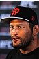 SAN JOSE, CA - NOVEMBER 16:  Dan Henderson answers questions from the media during the UFC 139 open workouts at the Heroes Martial Arts Gym on November 16, 2011 in San Jose, California.  (Photo by Josh Hedges/Zuffa LLC/Zuffa LLC via Getty Images)