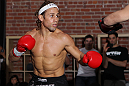 SAN JOSE, CA - NOVEMBER 16:  Urijah Faber works out for the fans and media during the UFC 139 open workouts at the Heroes Martial Arts Gym on November 16, 2011 in San Jose, California.  (Photo by Josh Hedges/Zuffa LLC/Zuffa LLC via Getty Images)