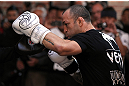 SAN JOSE, CA - NOVEMBER 16:  Wanderlei Silva works out for the fans and media during the UFC 139 open workouts at the Heroes Martial Arts Gym on November 16, 2011 in San Jose, California.  (Photo by Josh Hedges/Zuffa LLC/Zuffa LLC via Getty Images)