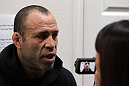 SAN JOSE, CA - NOVEMBER 16:  Wanderlei Silva answers questions from the media during the UFC 139 open workouts at the Heroes Martial Arts Gym on November 16, 2011 in San Jose, California.  (Photo by Josh Hedges/Zuffa LLC/Zuffa LLC via Getty Images)