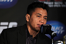 SAN FRANCISCO, CA - NOVEMBER 17:  Cung Le attends the UFC 139 pre-fight press conference at the Fort Mason Center on November 17, 2011 in San Francisco, California.  (Photo by Josh Hedges/Zuffa LLC/Zuffa LLC via Getty Images)
