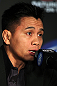 SAN FRANCISCO, CA - NOVEMBER 17:  Cung Le attends the UFC 139 pre-fight press conference at the Fort Mason Center on November 17, 2011 in San Francisco, California.  (Photo by Josh Hedges/Zuffa LLC/Zuffa LLC via Getty Images)