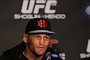 SAN FRANCISCO, CA - NOVEMBER 17:  Dan Henderson attends the UFC 139 pre-fight press conference at the Fort Mason Center on November 17, 2011 in San Francisco, California.  (Photo by Josh Hedges/Zuffa LLC/Zuffa LLC via Getty Images)