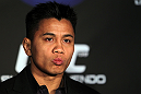 SAN FRANCISCO, CA - NOVEMBER 17:  Cung Le attends the UFC 139 pre-fight press conference at the Fort Mason Center on November 17, 2011 in San Francisco, California.  (Photo by Josh Hedges/Zuffa LLC/Zuffa LLC via Getty Images)