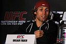 SAN FRANCISCO, CA - NOVEMBER 17:  Urijah Faber attends the UFC 139 pre-fight press conference at the Fort Mason Center on November 17, 2011 in San Francisco, California.  (Photo by Josh Hedges/Zuffa LLC/Zuffa LLC via Getty Images)