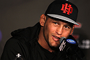 SAN FRANCISCO, CA - NOVEMBER 17:  Dan Henderson attends the UFC 139 pre-fight press conference at the Fort Mason Center on November 17, 2011 in San Francisco, California.  (Photo by Josh Hedges/Zuffa LLC/Zuffa LLC via Getty Images)