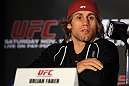 SAN FRANCISCO, CA - NOVEMBER 17:  Urijah Faber attends the UFC 139 pre-fight press conference at the Fort Mason Center on November 17, 2011 in San Francisco, California.  (Photo by Josh Hedges/Zuffa LLC/Zuffa LLC via Getty Images)