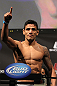 SAN JOSE, CA - NOVEMBER 18:  Rafael dos Anjos weighs in during the UFC 139 Weigh In at the HP Pavilion on November 18, 2011 in San Jose, California.  (Photo by Josh Hedges/Zuffa LLC/Zuffa LLC via Getty Images)