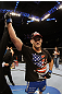 SAN JOSE, CA - NOVEMBER 19: Chris Weidman celebrates defeating Tom Lawlor during an UFC Middleweight bout at the HP Pavillion in San Jose, California on November 19, 2011 in San Jose, California.  (Photo by Josh Hedges/Zuffa LLC/Zuffa LLC via Getty Images)