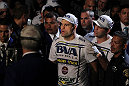 SAN JOSE, CA - NOVEMBER 19: Mauricio Rua walks towards the Octagon ring for his UFC Light Heavyweight bout with Dan Henderson at the HP Pavillion on November 19, 2011 in San Jose, California.  (Photo by Josh Hedges/Zuffa LLC/Zuffa LLC via Getty Images)