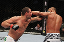 SAN JOSE, CA - NOVEMBER 19: (L-R) Mauricio Rua punches Dan Henderson during an UFC Light Heavyweight bout at the HP Pavillion on November 19, 2011 in San Jose, California.  (Photo by Josh Hedges/Zuffa LLC/Zuffa LLC via Getty Images)
