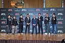 Takeya Mizugaki, Kid Yamamoto, Takanori Gomi, Yoshihiro Akiyama, UFC CEO Lorenzo Fertitta, Yushin Okami, Riki Fukuda & Hatsu Hioki