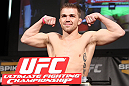LAS VEGAS, NV - DECEMBER 02:  Bryan Caraway weighs in at the official weigh-in for The Ultimate Fighter 14 Finale at The Palms Casino Resort on December 2, 2011 in Las Vegas, Nevada.  (Photo by Josh Hedges/Zuffa LLC/Zuffa LLC via Getty Images)