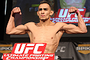LAS VEGAS, NV - DECEMBER 02:  Tony Ferguson weighs in at the official weigh-in for The Ultimate Fighter 14 Finale at The Palms Casino Resort on December 2, 2011 in Las Vegas, Nevada.  (Photo by Josh Hedges/Zuffa LLC/Zuffa LLC via Getty Images)