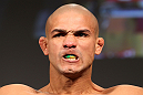 LAS VEGAS, NV - DECEMBER 02:  Diego Brandao weighs in at the official weigh-in for The Ultimate Fighter 14 Finale at The Palms Casino Resort on December 2, 2011 in Las Vegas, Nevada.  (Photo by Josh Hedges/Zuffa LLC/Zuffa LLC via Getty Images)