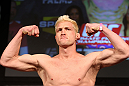 LAS VEGAS, NV - DECEMBER 02:  Jason "Mayhem" Miller weighs in at the official weigh-in for The Ultimate Fighter 14 Finale at The Palms Casino Resort on December 2, 2011 in Las Vegas, Nevada.  (Photo by Josh Hedges/Zuffa LLC/Zuffa LLC via Getty Images)
