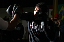 TORONTO, ON - DECEMBER 07:  Antonio Rodrigo "Minotauro" Nogueira works out for the fans and media during the UFC 140 Open Workouts at the Xtreme Couture Gym on December 7, 2011 in Toronto, Ontario.  (Photo by Josh Hedges/Zuffa LLC/Zuffa LLC via Getty Images)