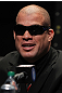 TORONTO, ON - DECEMBER 08:  Tito Ortiz attends the final UFC 140 pre-fight press conference at Bell Tiff Lightbox Cinema1 on December 8, 2011 in Toronto, Canada.  (Photo by Josh Hedges/Zuffa LLC/Zuffa LLC via Getty Images)