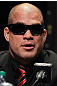 TORONTO, ON - DECEMBER 08:  Tito Ortiz attends the final UFC 140 pre-fight press conference at Bell Tiff Lightbox Cinema1 on December 8, 2011 in Toronto, Canada.  (Photo by Josh Hedges/Zuffa LLC/Zuffa LLC via Getty Images)