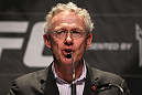 TORONTO, ON - DECEMBER 08:  UFC Director of Canadian Operations Tom Wright attends the final UFC 140 pre-fight press conference at Bell Tiff Lightbox Cinema1 on December 8, 2011 in Toronto, Canada.  (Photo by Josh Hedges/Zuffa LLC/Zuffa LLC via Getty Images)