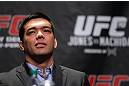TORONTO, ON - DECEMBER 08:  Lyoto Machida attends the final UFC 140 pre-fight press conference at Bell Tiff Lightbox Cinema1 on December 8, 2011 in Toronto, Canada.  (Photo by Josh Hedges/Zuffa LLC/Zuffa LLC via Getty Images)