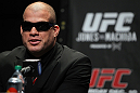 TORONTO, ON - DECEMBER 08:  Tito Ortiz attends the final UFC 140 pre-fight press conference at Bell Tiff Lightbox Cinema1 on December 8, 2011 in Toronto, Canada.  (Photo by Josh Hedges/Zuffa LLC/Zuffa LLC via Getty Images)