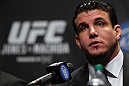 TORONTO, ON - DECEMBER 08:  Frank Mir attends the final UFC 140 pre-fight press conference at Bell Tiff Lightbox Cinema1 on December 8, 2011 in Toronto, Canada.  (Photo by Josh Hedges/Zuffa LLC/Zuffa LLC via Getty Images)