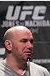 TORONTO, ON - DECEMBER 08:  UFC President Dana White attends the final UFC 140 pre-fight press conference at Bell Tiff Lightbox Cinema1 on December 8, 2011 in Toronto, Canada.  (Photo by Josh Hedges/Zuffa LLC/Zuffa LLC via Getty Images)