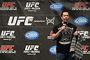 TORONTO, ON - DECEMBER 09:  UFC commentator Mike Goldberg interacts with fans during a Q&A session before the UFC 140 Official Weigh-in at the Air Canada Centre on December 9, 2011 in Toronto, Canada.  (Photo by Josh Hedges/Zuffa LLC/Zuffa LLC via Getty Images)