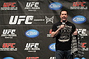 TORONTO, ON - DECEMBER 09:  UFC commentator Mike Goldberg interacts with fans during a Q&A session before the UFC 140 Official Weigh-in at the Air Canada Centre on December 9, 2011 in Toronto, Canada.  (Photo by Josh Hedges/Zuffa LLC/Zuffa LLC via Getty Images)