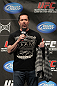 TORONTO, ON - DECEMBER 09:  UFC commentator Mike Goldberg interacts with fans during a Q&A session before the UFC 140 Official Weigh-in at the Air Canada Centre on December 9, 2011 in Toronto, Canada.  (Photo by Josh Hedges/Zuffa LLC/Zuffa LLC via Getty Images)