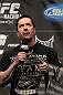TORONTO, ON - DECEMBER 09:  UFC commentator Mike Goldberg interacts with fans during a Q&A session before the UFC 140 Official Weigh-in at the Air Canada Centre on December 9, 2011 in Toronto, Canada.  (Photo by Josh Hedges/Zuffa LLC/Zuffa LLC via Getty Images)
