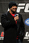TORONTO, ON - DECEMBER 09:  UFC Middleweight contender Mark Munoz interacts with fans during a Q&A session before the UFC 140 Official Weigh-in at the Air Canada Centre on December 9, 2011 in Toronto, Canada.  (Photo by Josh Hedges/Zuffa LLC/Zuffa LLC via Getty Images)
