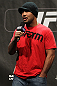 TORONTO, ON - DECEMBER 09:  UFC Middleweight contender Mark Munoz interacts with fans during a Q&A session before the UFC 140 Official Weigh-in at the Air Canada Centre on December 9, 2011 in Toronto, Canada.  (Photo by Josh Hedges/Zuffa LLC/Zuffa LLC via Getty Images)
