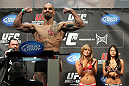 TORONTO, ON - DECEMBER 09:  Constantinos Philippou weighs in during the UFC 140 Official Weigh-in at the Air Canada Centre on December 9, 2011 in Toronto, Canada.  (Photo by Josh Hedges/Zuffa LLC/Zuffa LLC via Getty Images)