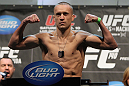 TORONTO, ON - DECEMBER 09:  Mark Hominick of London, Ontario weighs in during the UFC 140 Official Weigh-in at the Air Canada Centre on December 9, 2011 in Toronto, Canada.  (Photo by Josh Hedges/Zuffa LLC/Zuffa LLC via Getty Images)