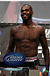 TORONTO, ON - DECEMBER 09:  UFC Light Heavyweight Champion Jon "Bones" Jones weighs in during the UFC 140 Official Weigh-in at the Air Canada Centre on December 9, 2011 in Toronto, Canada.  (Photo by Josh Hedges/Zuffa LLC/Zuffa LLC via Getty Images)