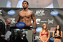 TORONTO, ON - DECEMBER 09:  Antonio Rodrigo "Minotauro" Nogueira weighs in during the UFC 140 Official Weigh-in at the Air Canada Centre on December 9, 2011 in Toronto, Canada.  (Photo by Josh Hedges/Zuffa LLC/Zuffa LLC via Getty Images)