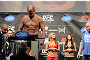 TORONTO, ON - DECEMBER 09:  Tito Ortiz weighs in during the UFC 140 Official Weigh-in at the Air Canada Centre on December 9, 2011 in Toronto, Canada.  (Photo by Josh Hedges/Zuffa LLC/Zuffa LLC via Getty Images)